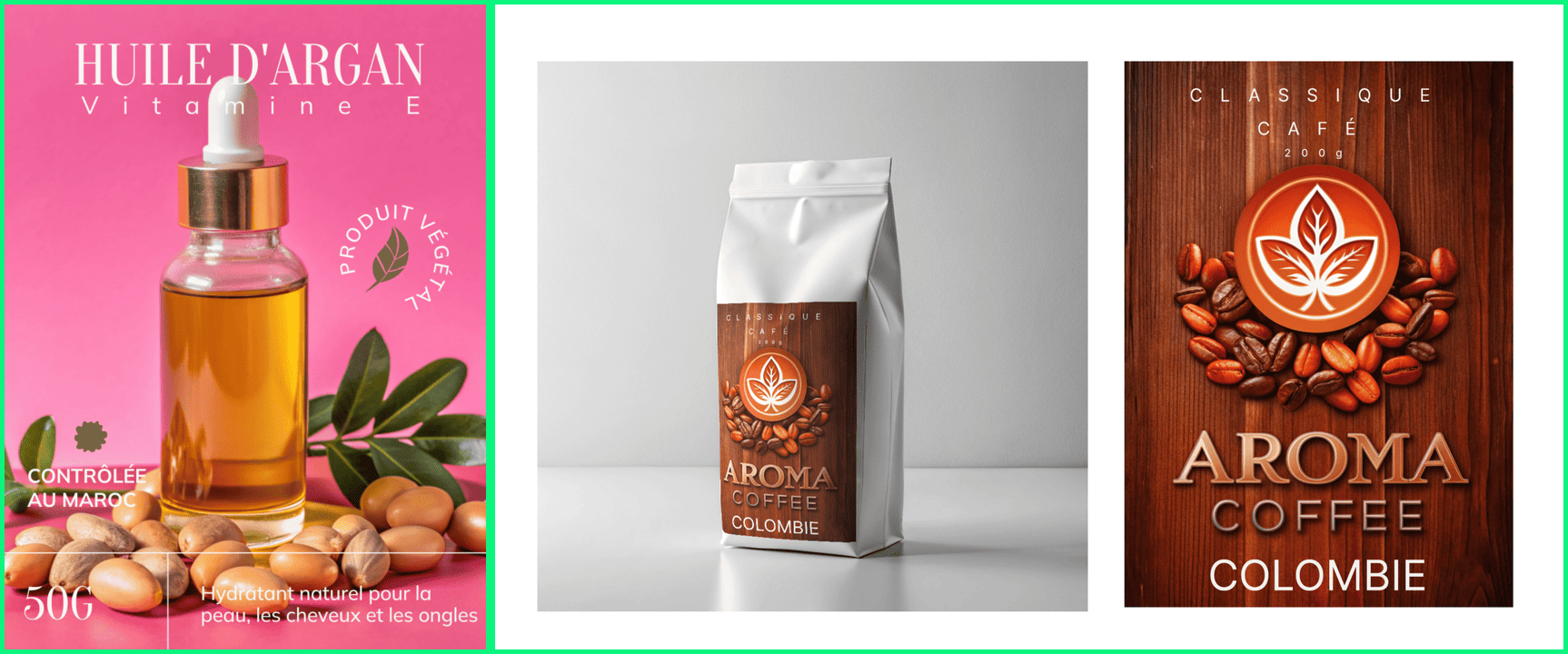 Fiche de produits design